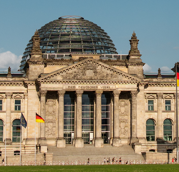 Bild vom Reichtstagsgebäude in Berlin